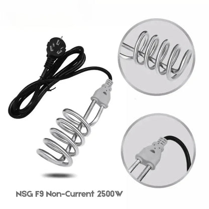 NSG F9 Auto On/Off Water Heating Rod 2500W | Smart Sensor, Waterproof, Shockproof, Fast Heating