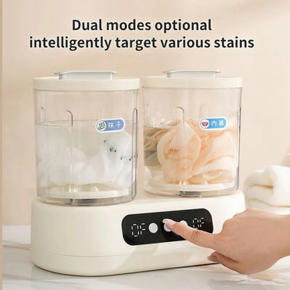 Double-Bucket Mini Washing Machine Ⓢ