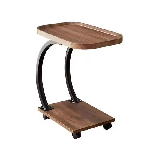 Mobile Wooden C-Table © Ⓢ